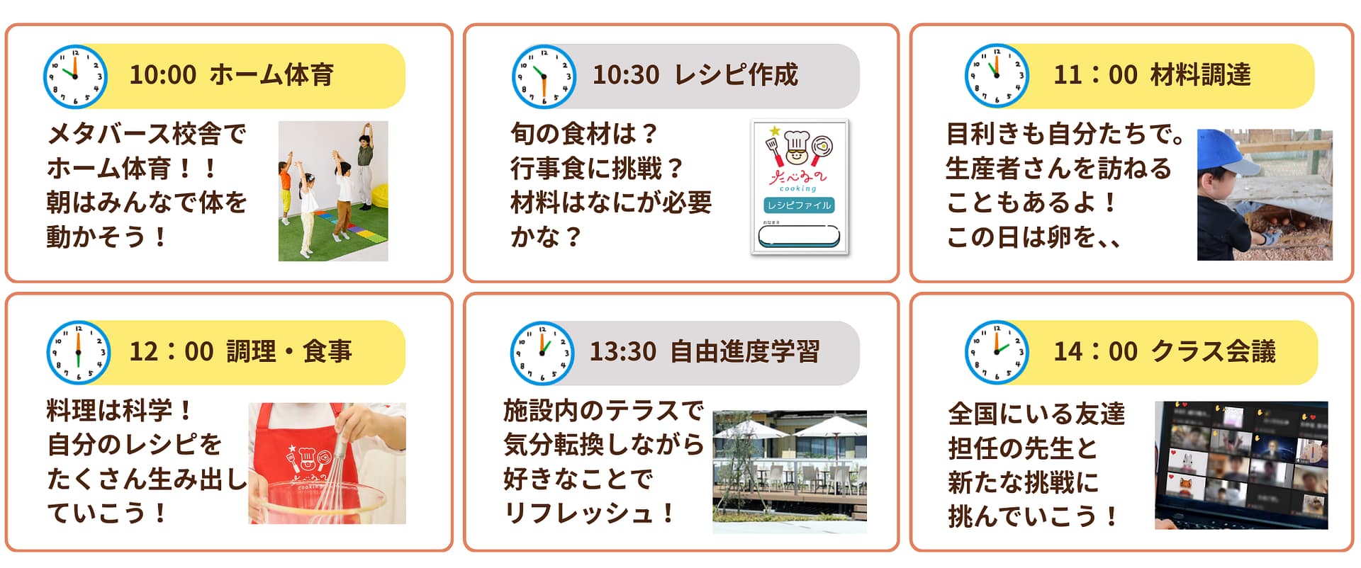 我孫子校で過ごす、ある日の1日