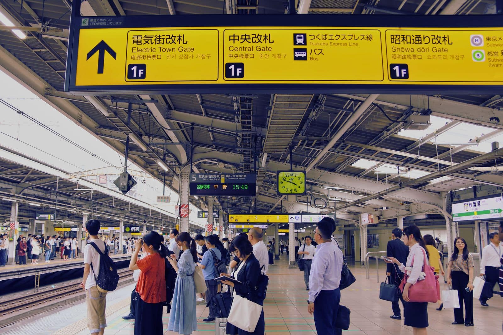 駅のホーム