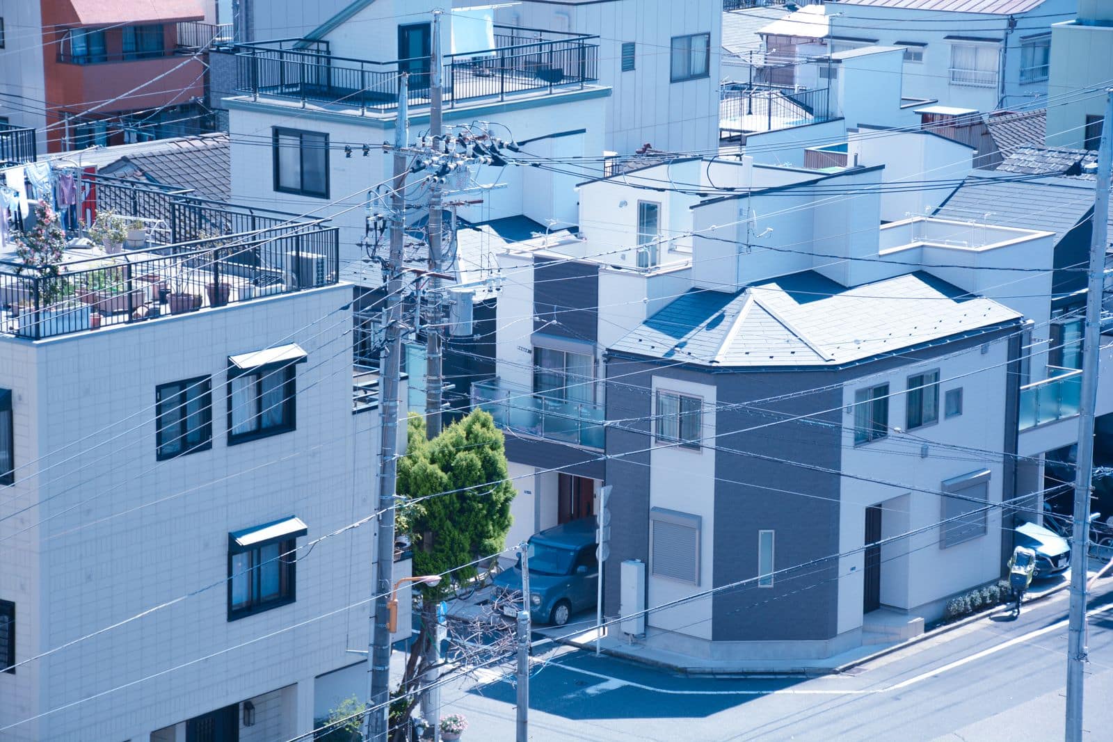 東京の住宅街の風景